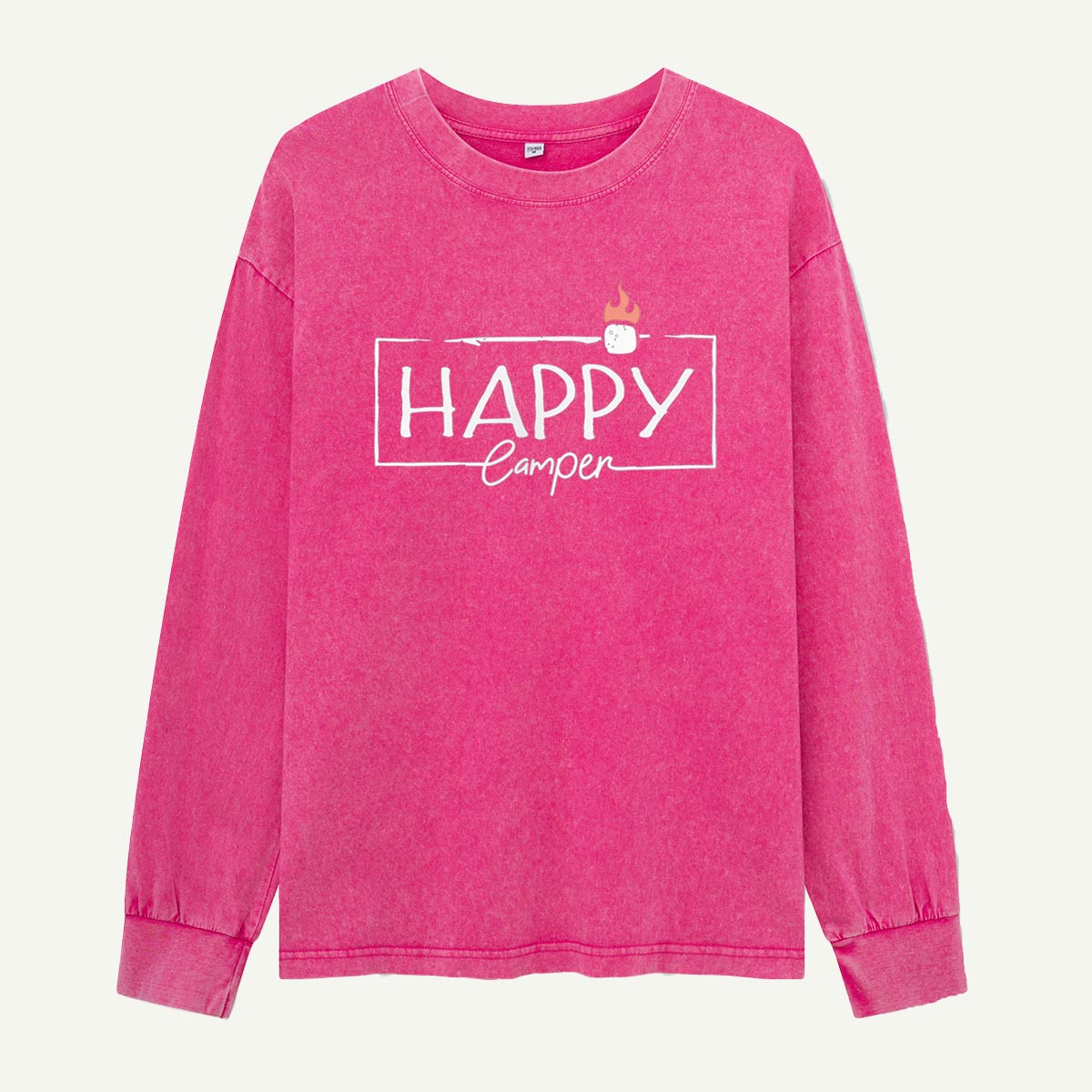 Happy Camper Washed Long Sleeves
