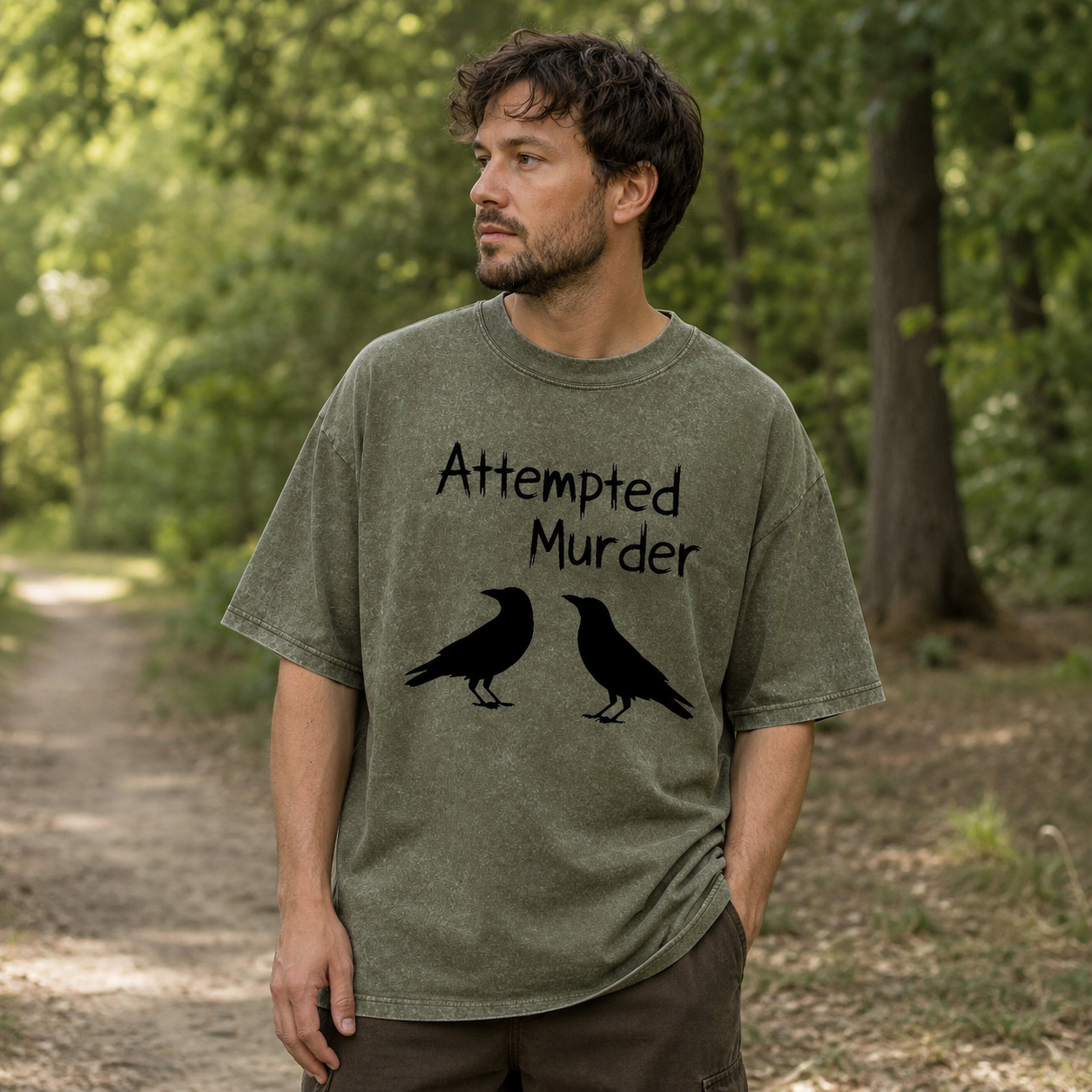 Attempted Murder Washed T-Shirt