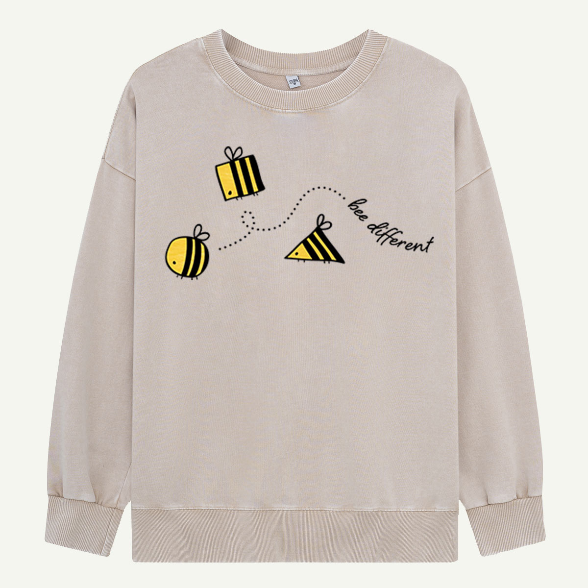 Bee Different Washed Sweatshirts