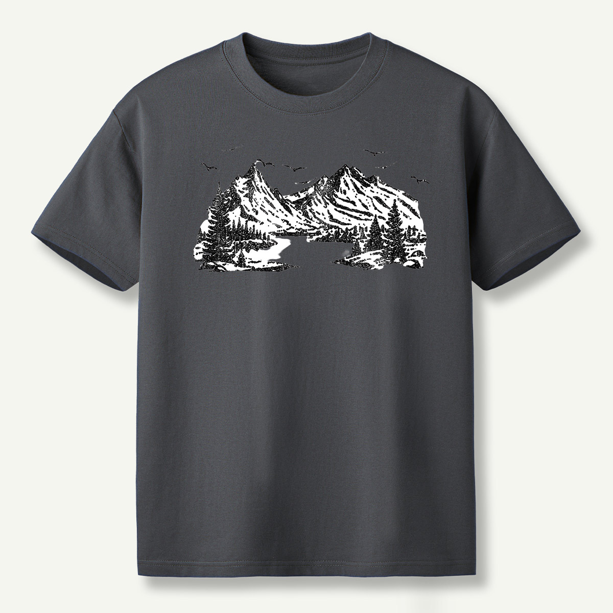 Mountain Valley Wilderness Sketch T-Shirt