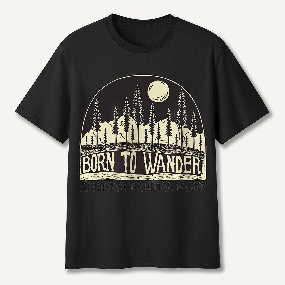 Born to Wander America’s National Parks T-Shirt