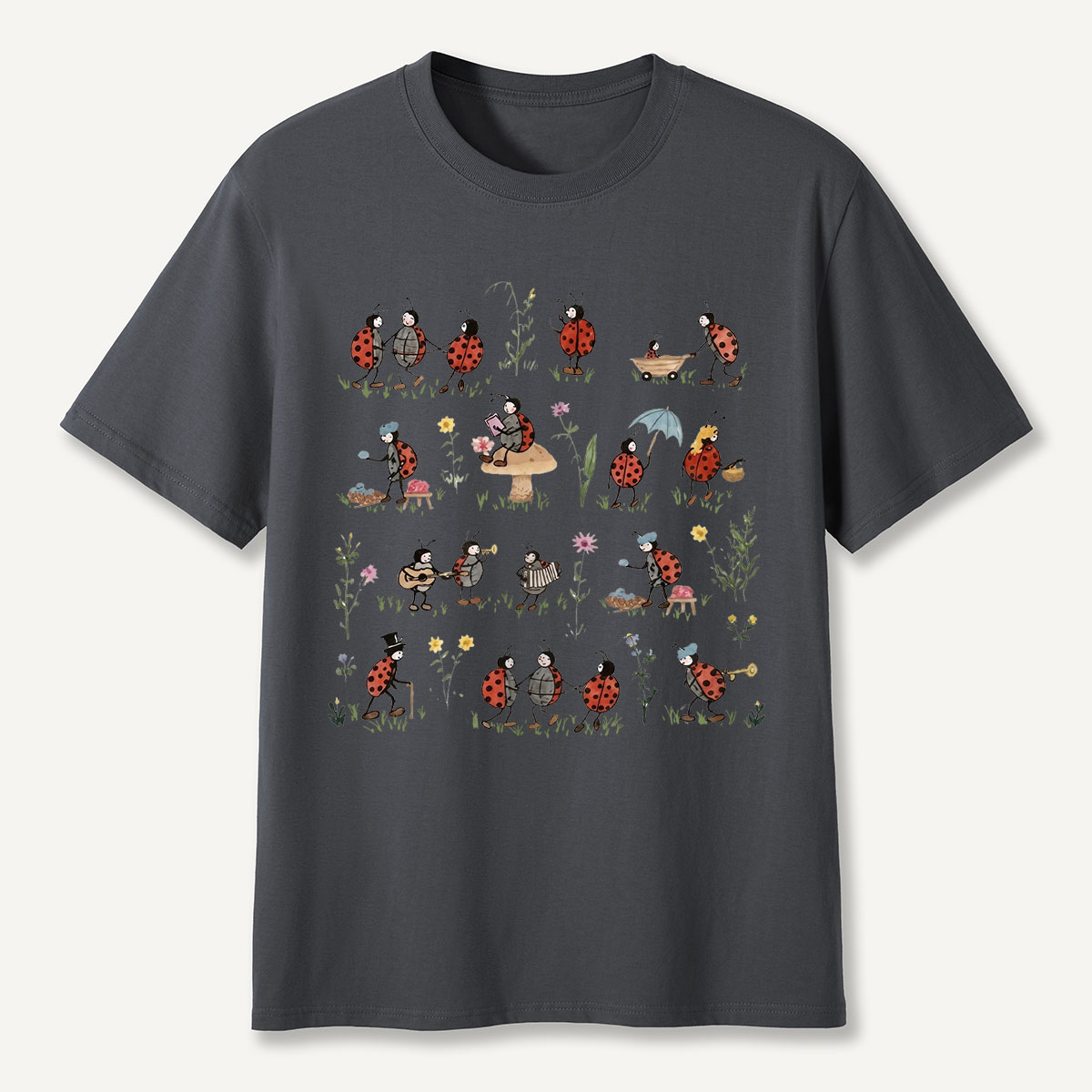 Ladybug and Flower Tee