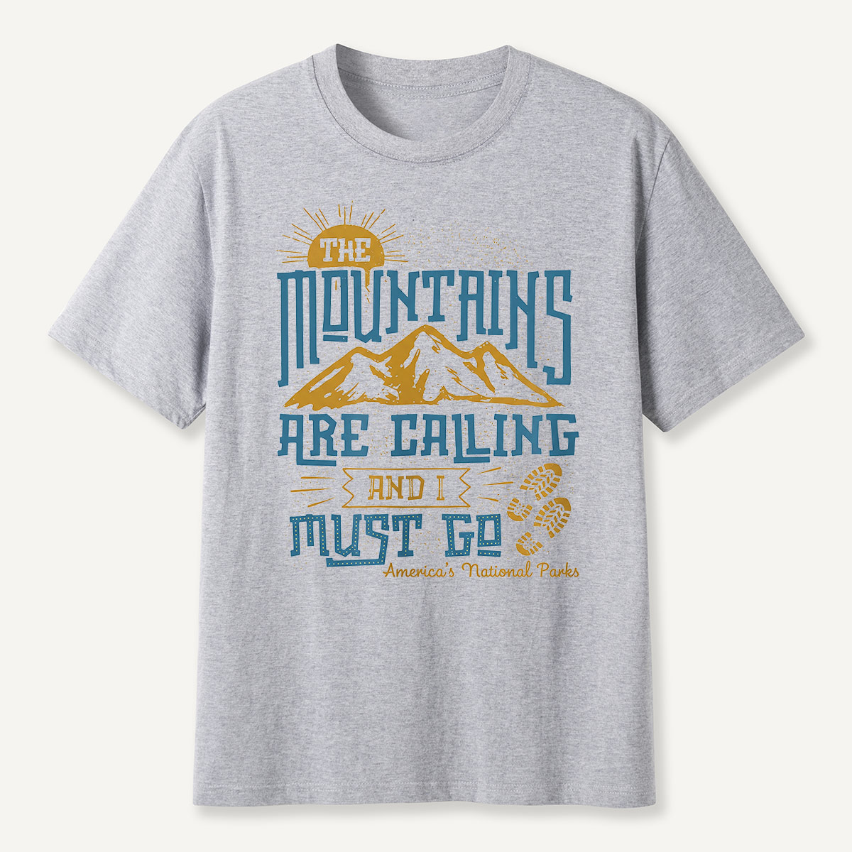 Mountains Are Calling I Must Go Quote  T-Shirt