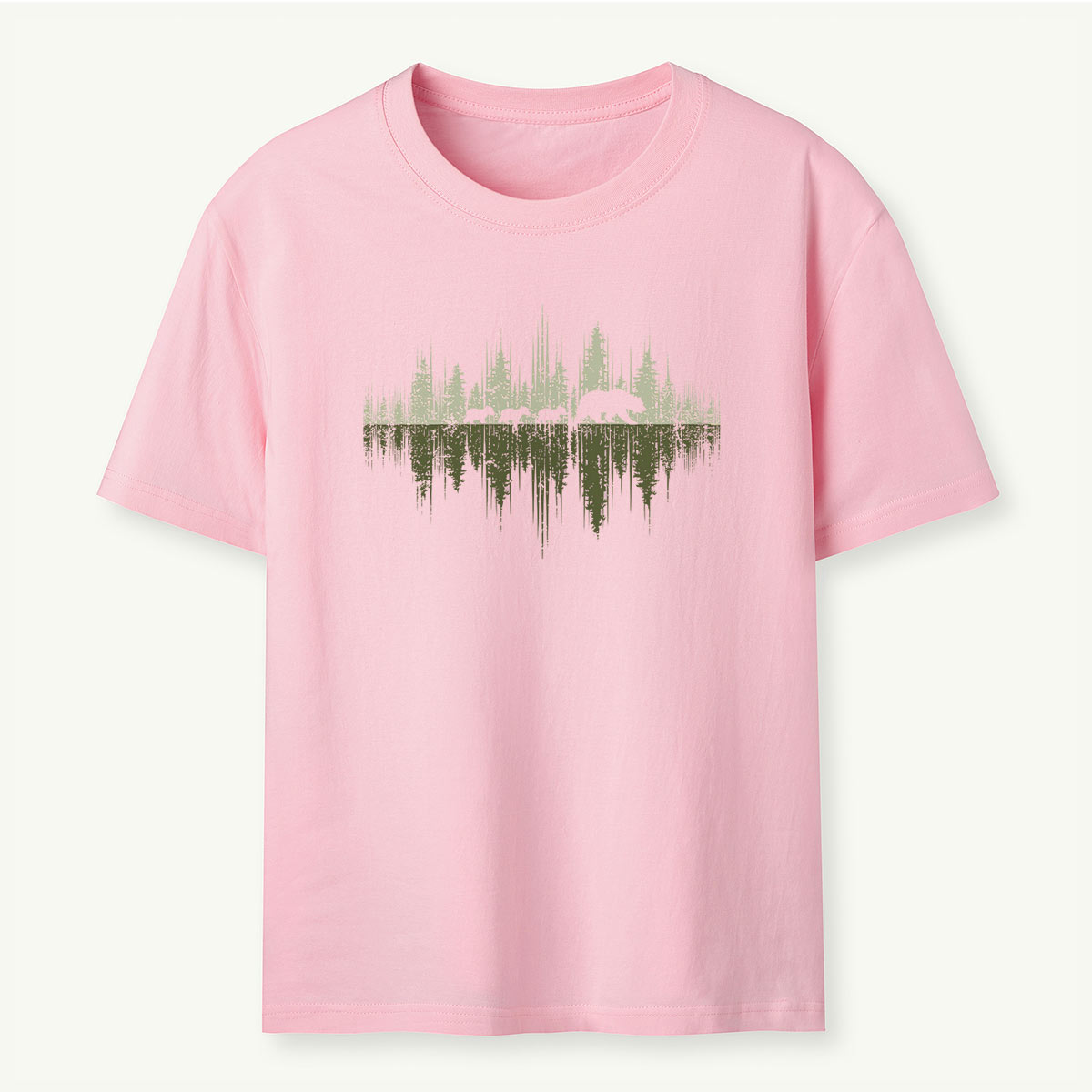 Trees Reflection Wildlife Nature Mama Bear T-Shirt