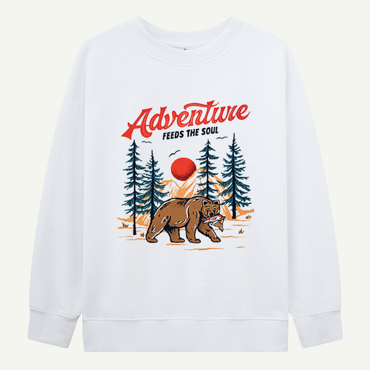 Adventure Feeds the Soul Bear Forest Sweatshirts