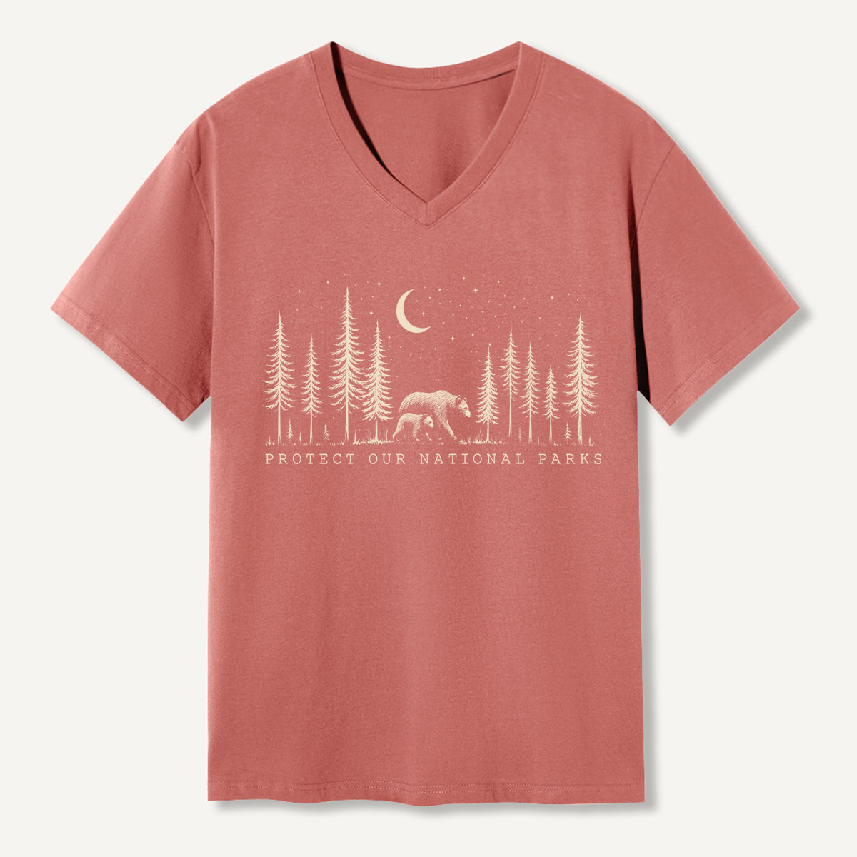 Protect The National Parks Environmental Activism V-neck T‑Shirt