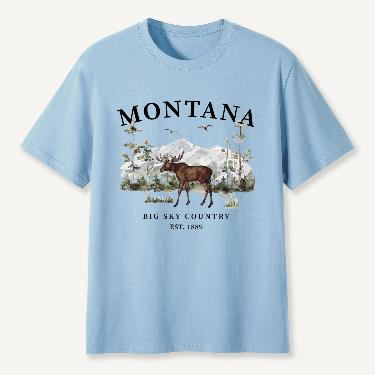 Montana Big Sky Country Moose T-Shirt