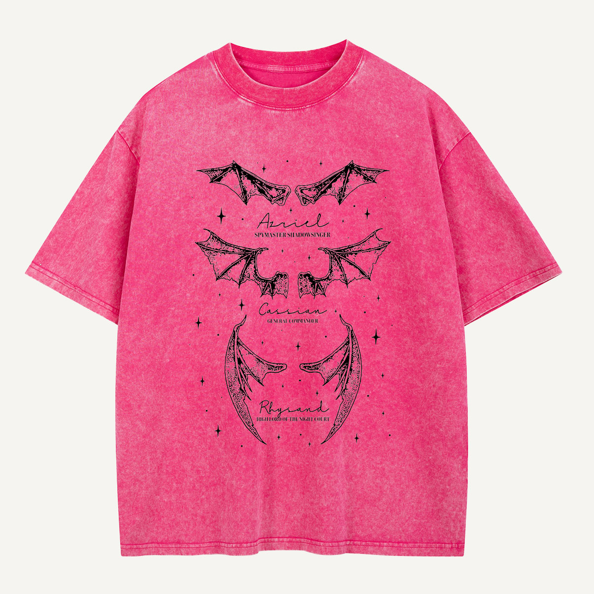 Three Wings, Three Legends Washed T-Shirt