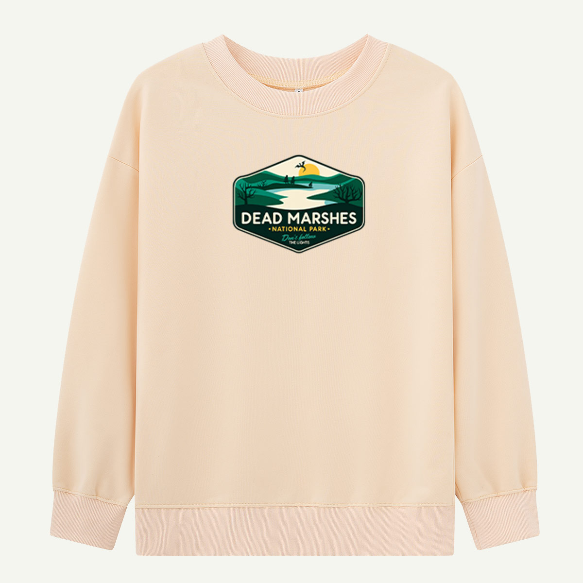 Dead Marshes Wetland Mountain National Park Emblem Sweatshirts