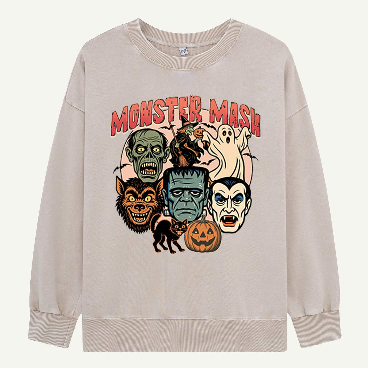 Monster Mask Classic Creatures Washed Sweatshirts