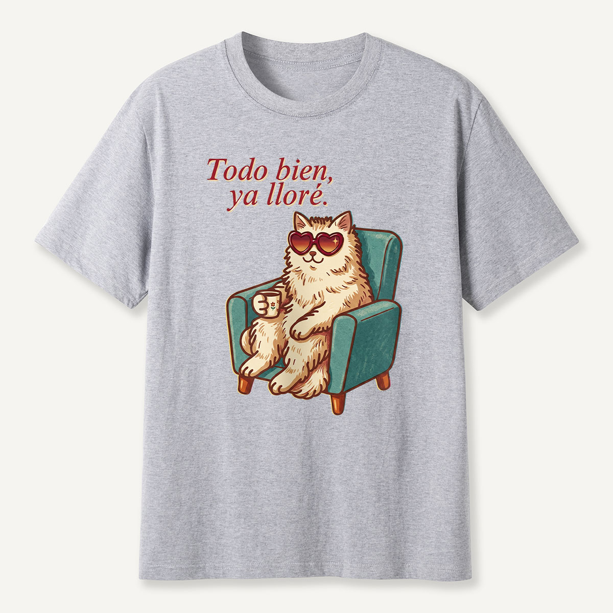 Coffee Cat Relax T-Shirt