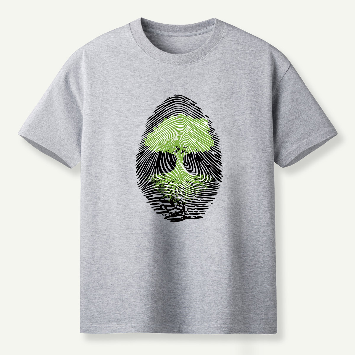 Tree Fingerprint Nature Symbol T-Shirt