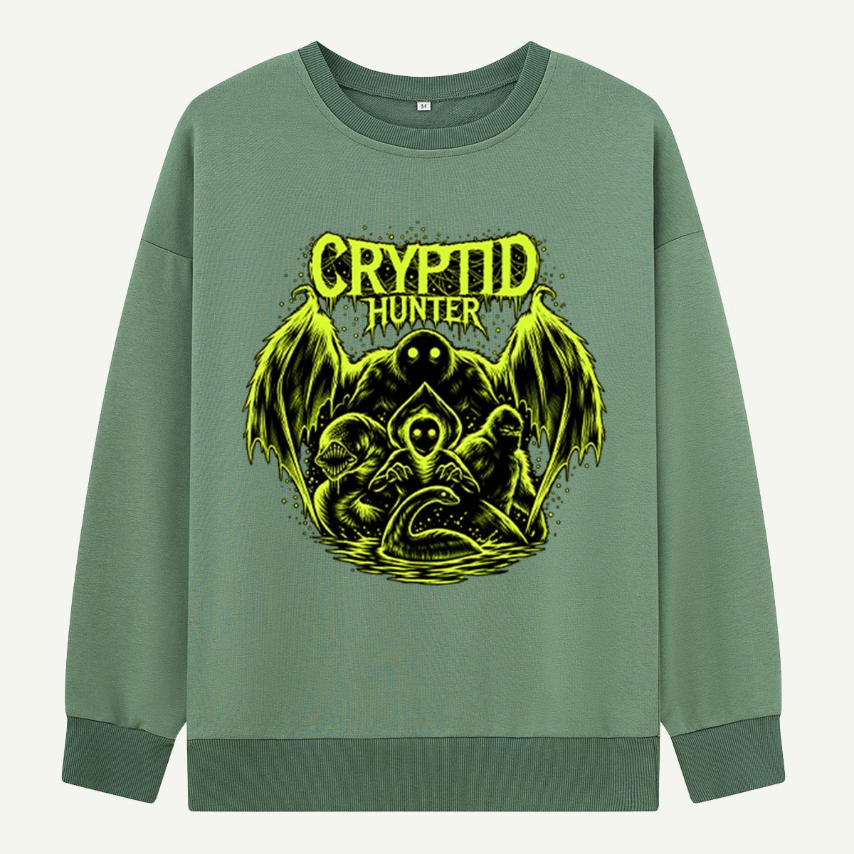 Cryptid Hunter Paranormal Creatures Sweatshirts