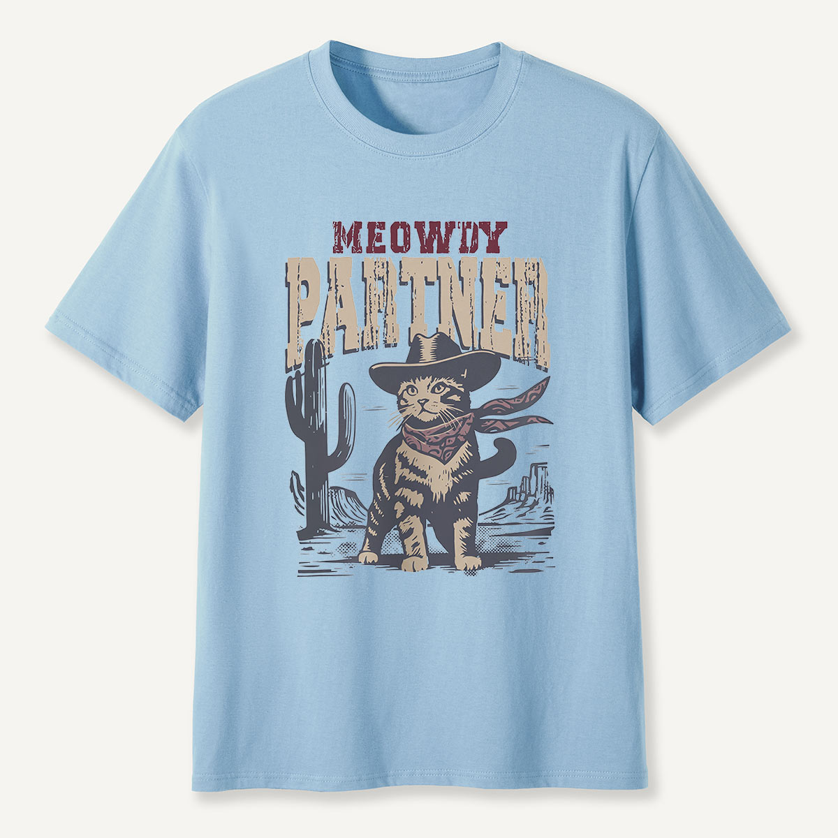 Meowdy Partner Cowboy Cat T-Shirt