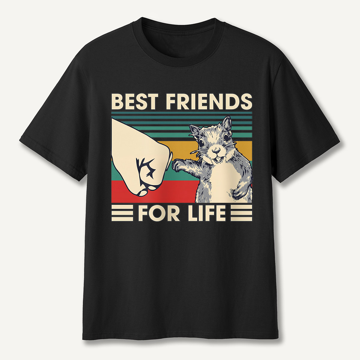 Best Friends for Life Cat Fist Bump T-Shirt