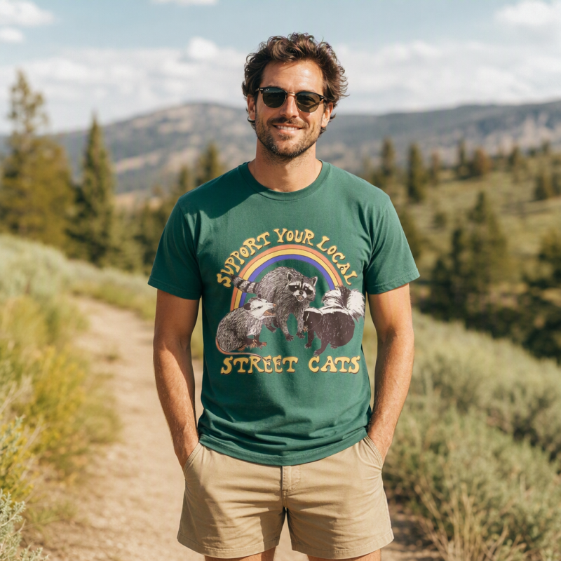 Support Your Local Street Cats Trash Bandits T-Shirt