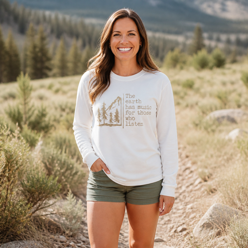 The Earth Has Music Long Sleeve T-Shirt