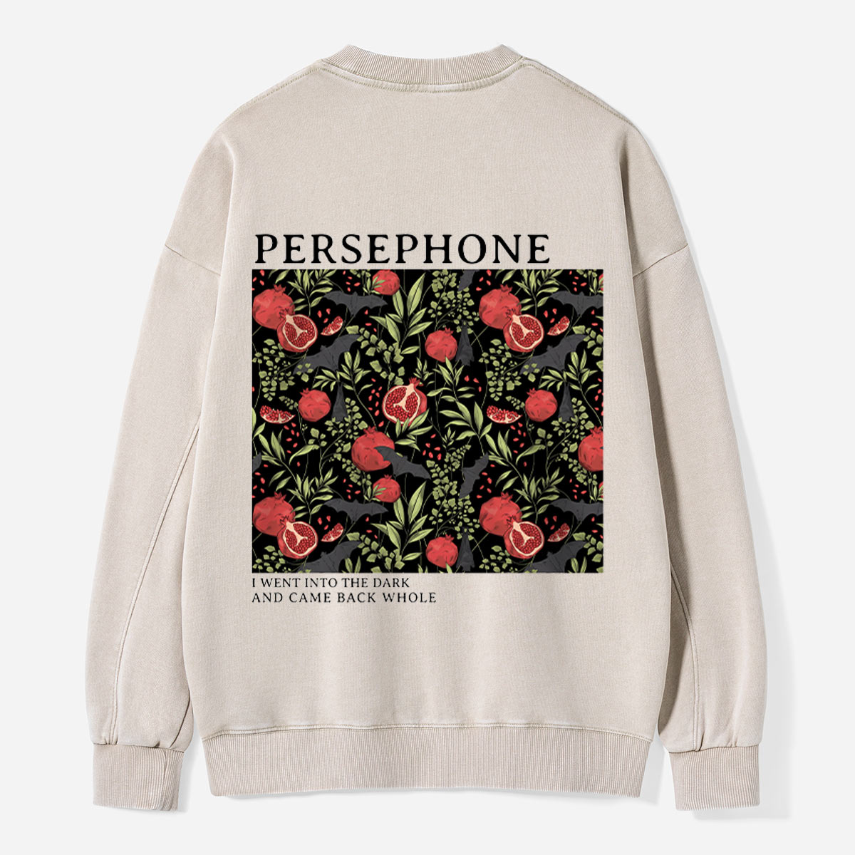 Persephone and the Pomegranate Return Washed Sweatshirts