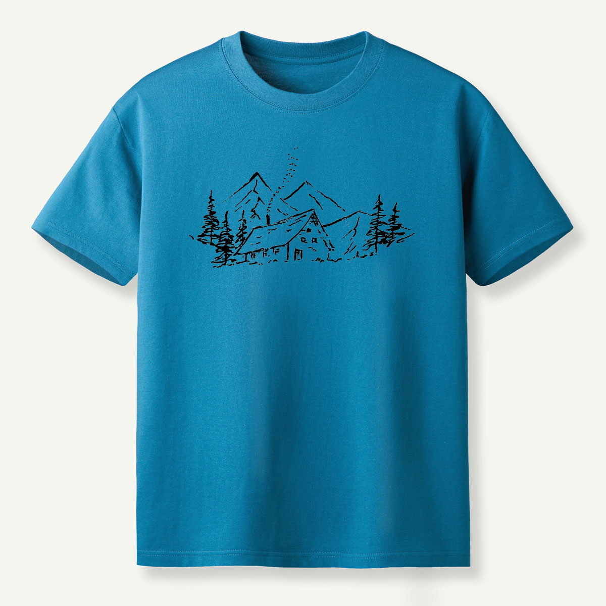 Alpine Cabin Mountain Retreat T-Shirt