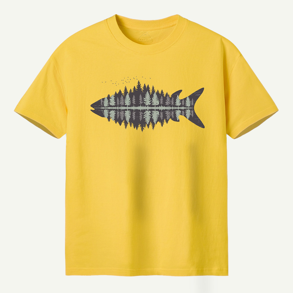 Fish Skeleton Minimalist Anatomy T-Shirt