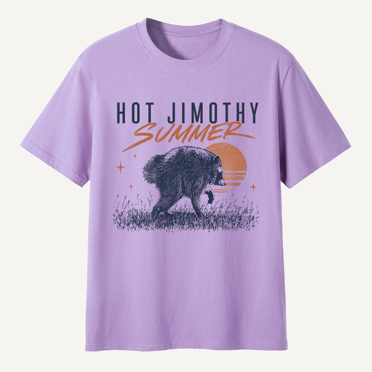 Hot Jimothy Summer Retro Raccoon T-Shirt