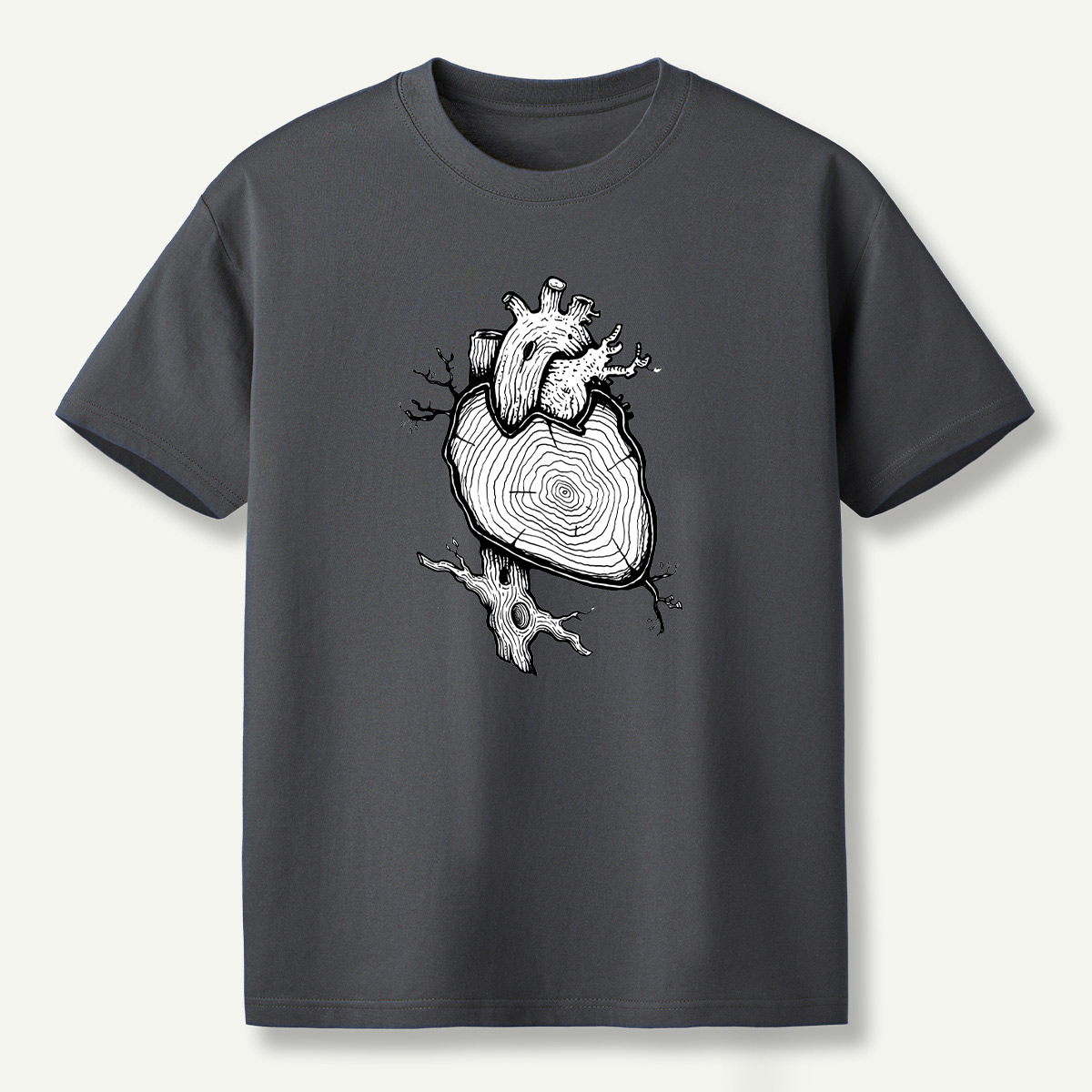 Anatomical Heart In Bloom T-Shirt