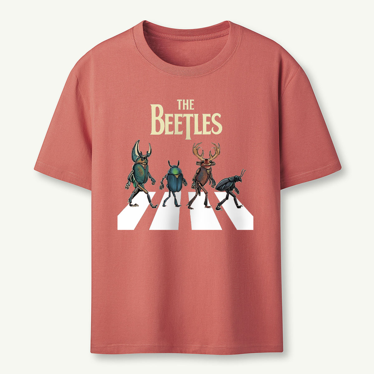 The Beetles Funny Insect Band  T‑Shirt
