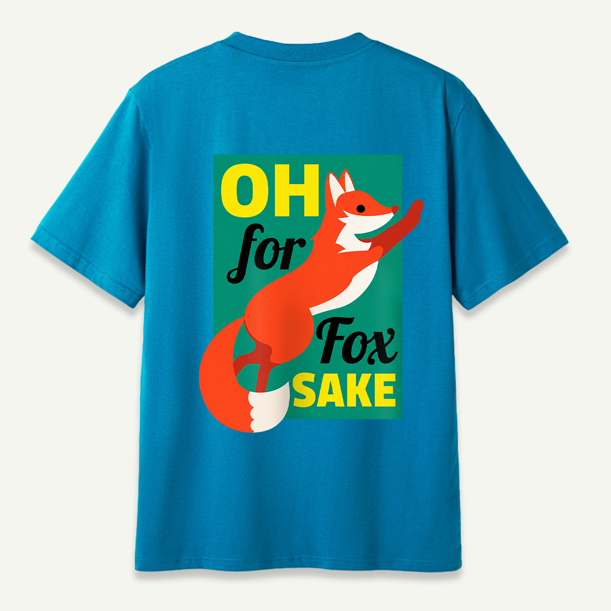 Oh For Fox Sake Retro Fox Quote T-Shirt