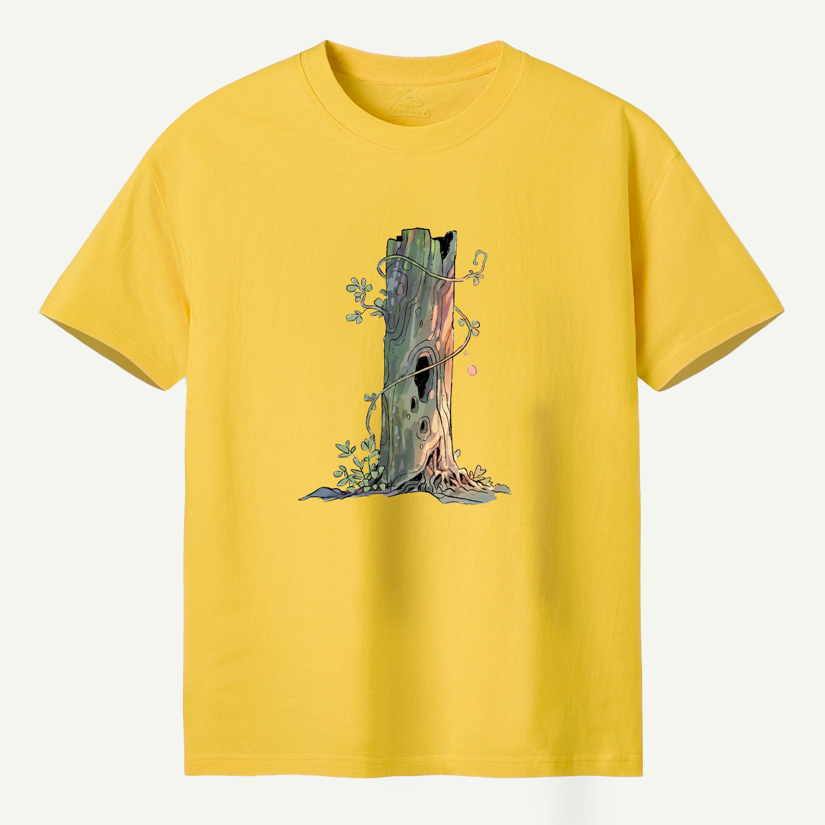 Mossy Hollow Tree Woodland Habitat T-Shirt