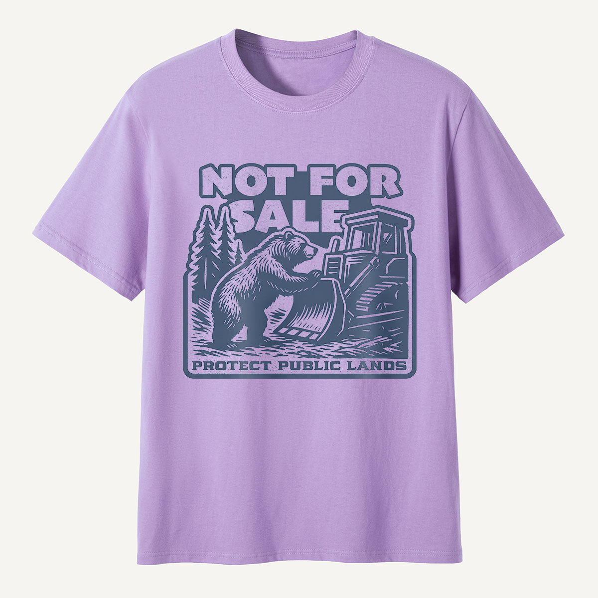Not for Sale Protect Public Lands Bear Protest T-Shirt