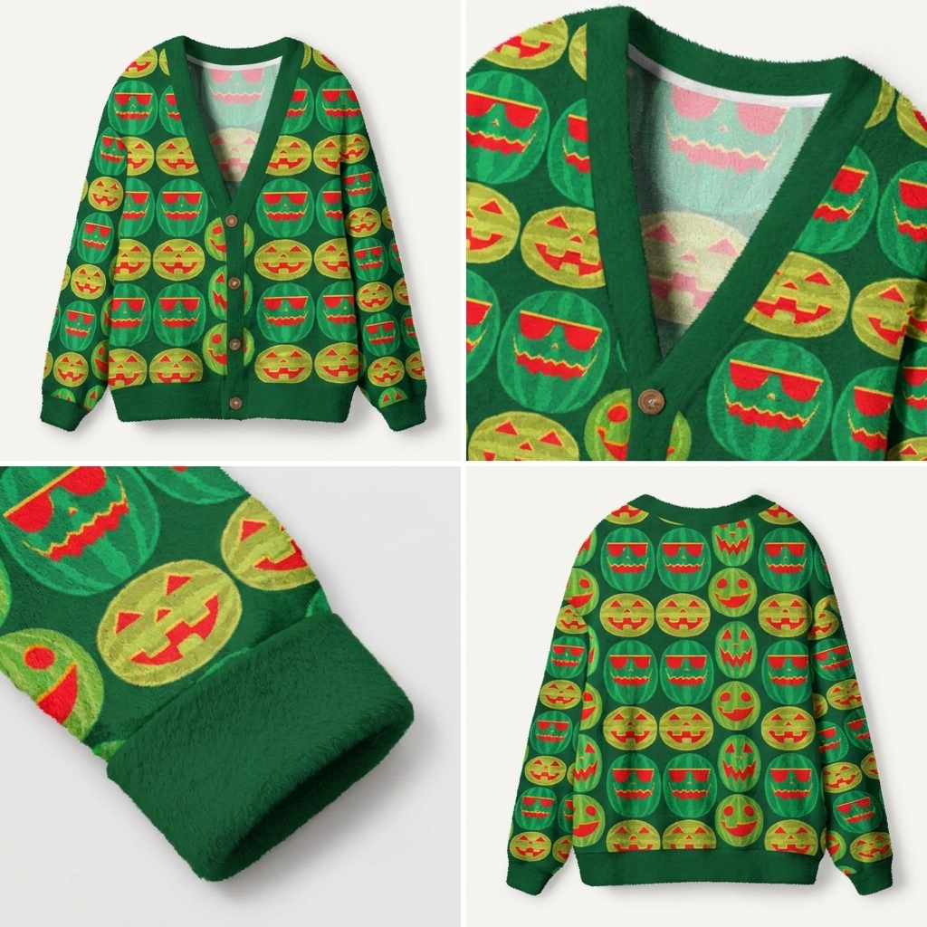 Melon Mischief Parade Ugly Cardigan Sweaters