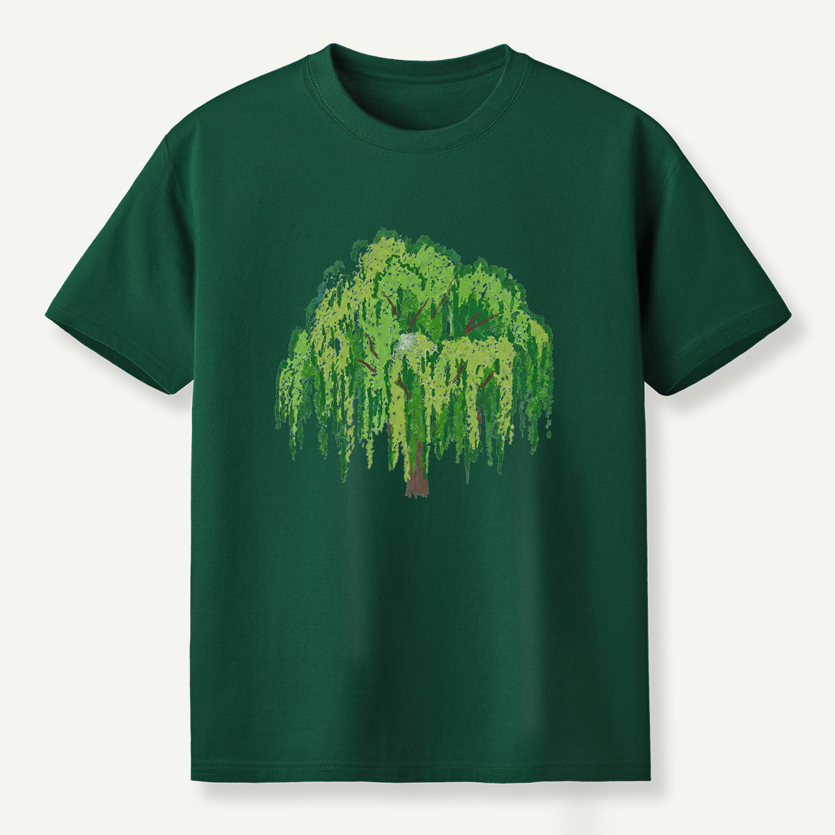 Weeping Willow Tree Watercolor T-Shirt