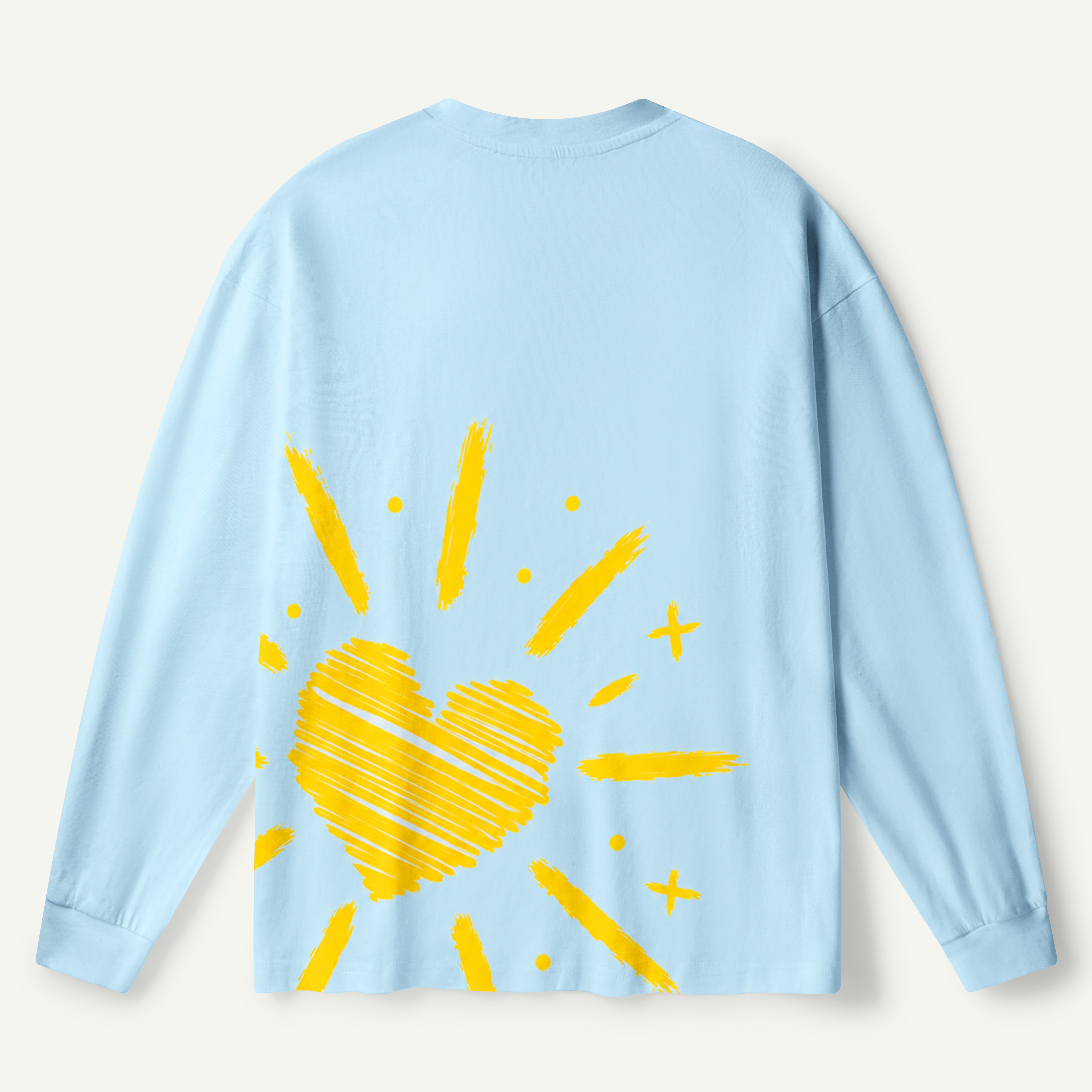 Golden Heart Sunburst Premium Pure Cotton Long Sleeves