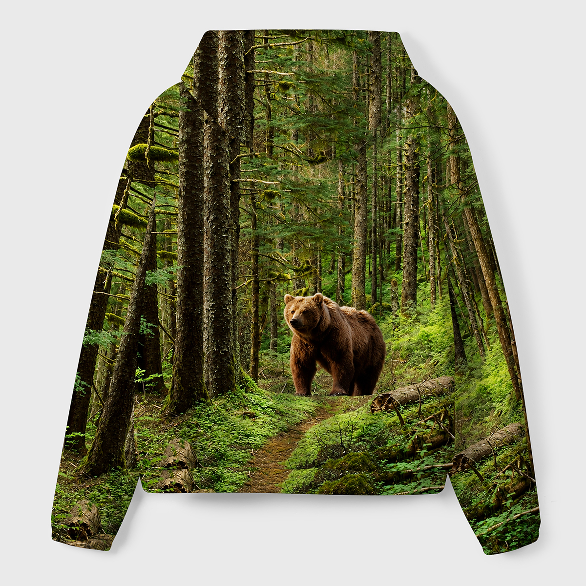 Forest Guardian Bear Premium Eco Hoodie