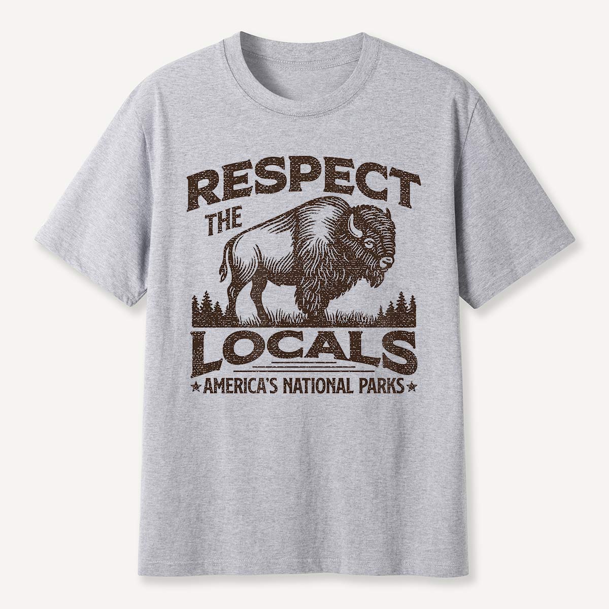 Respect the Locals Bison National Parks T-Shirt