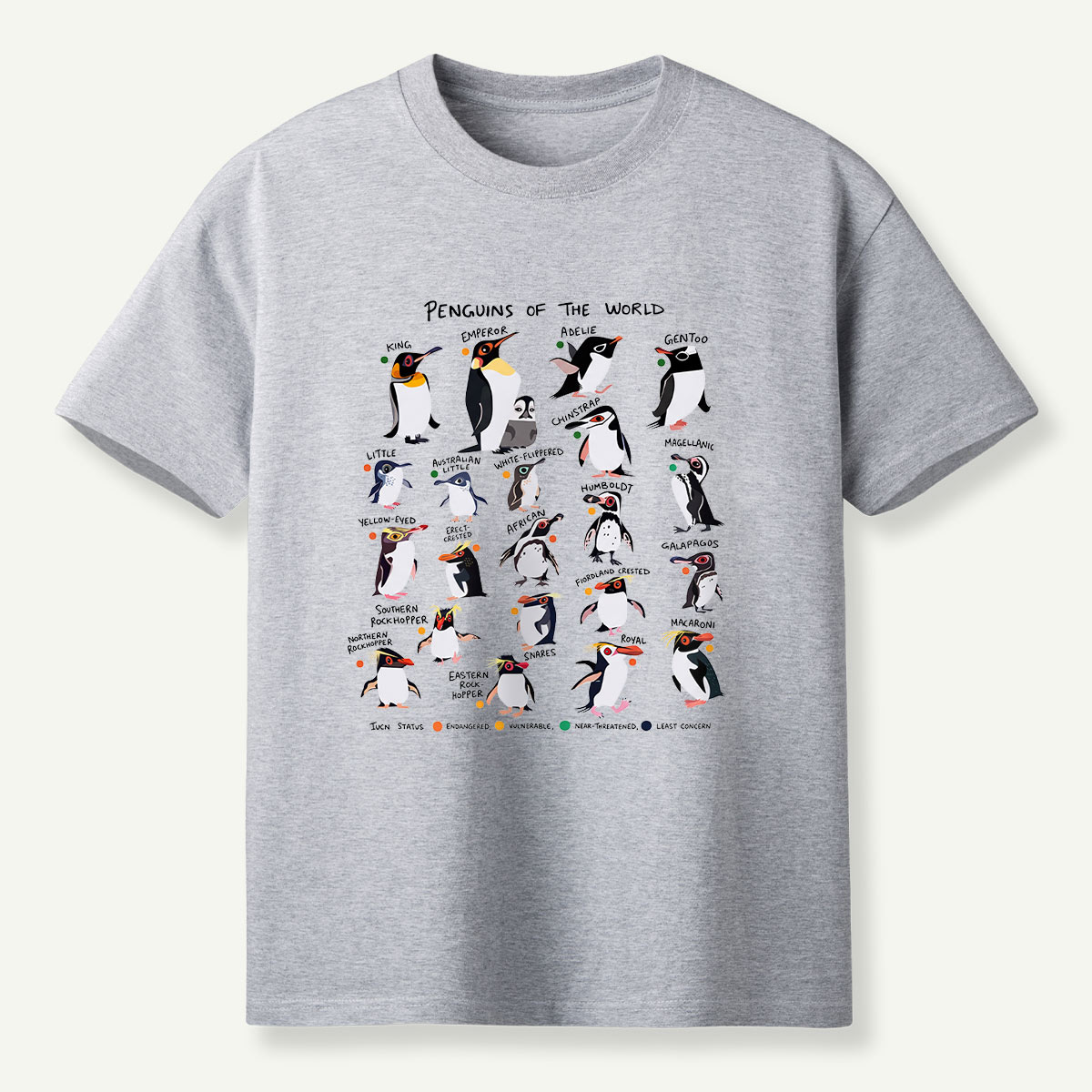 Penguins Of The World Guide T-Shirt