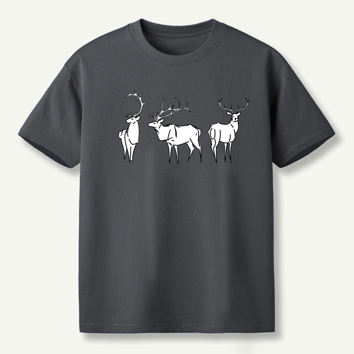 Deer Species Antler Study T-Shirt