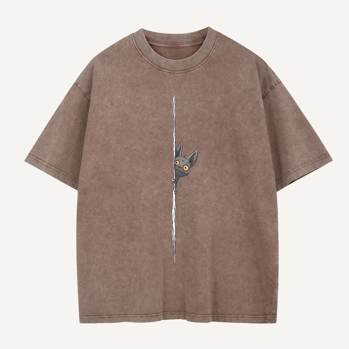 Peekaboo, Little Bat Washed T-Shirt