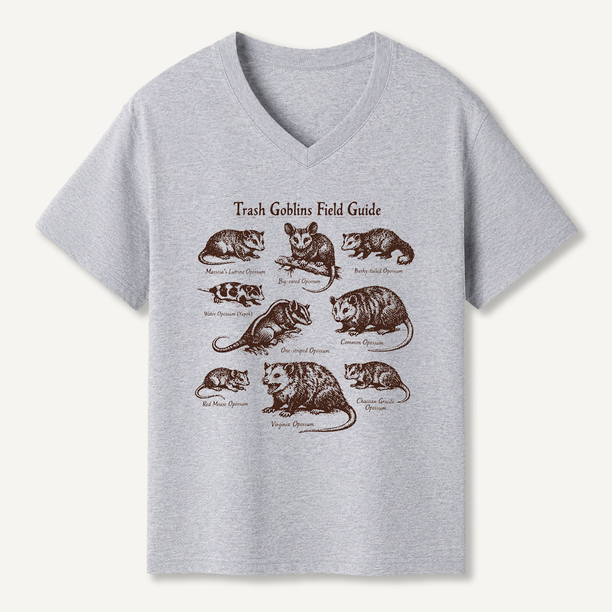 Guinea Pig Breed Guide V-neck T-Shirt