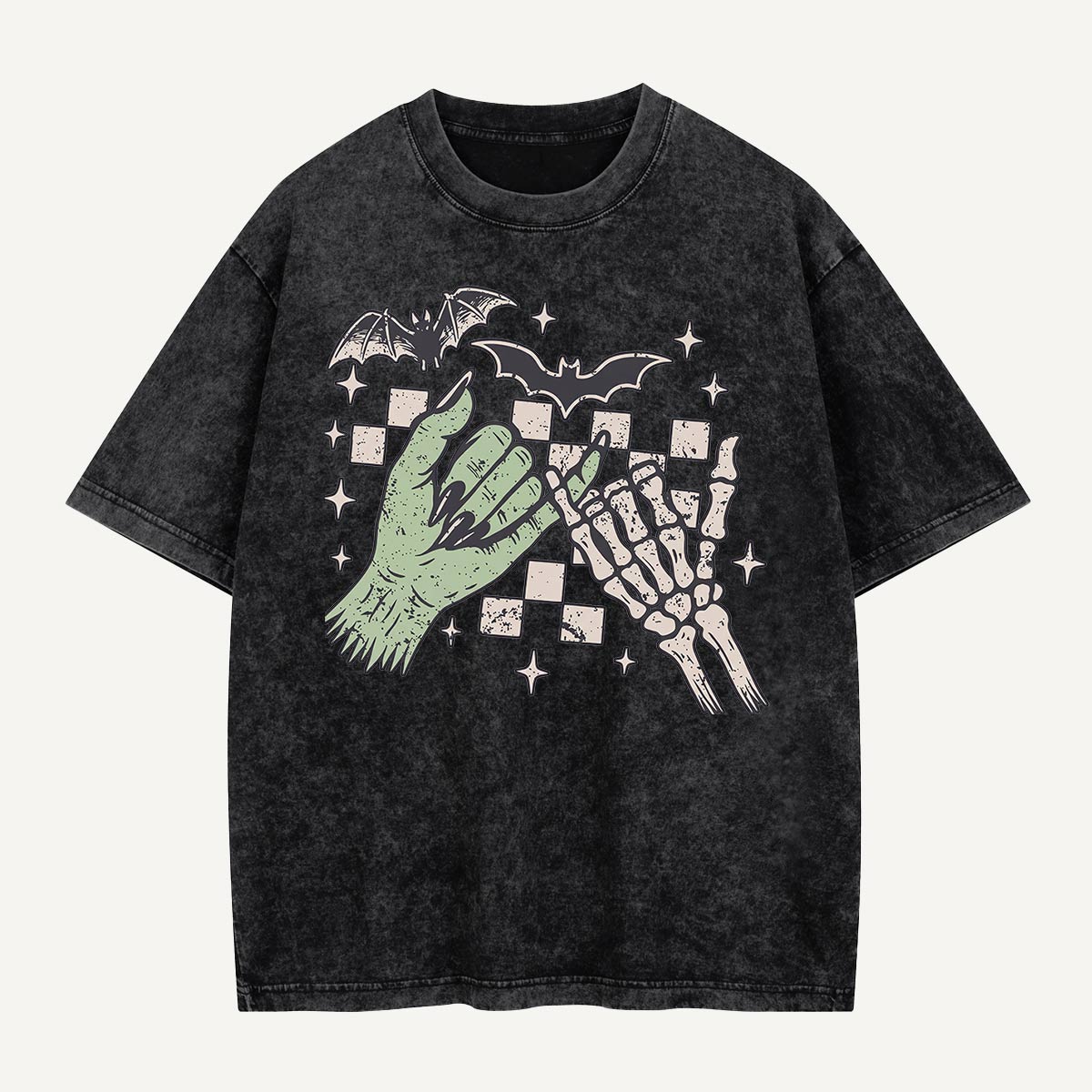  Bat Flight Pinky Promise Washed T-Shirt