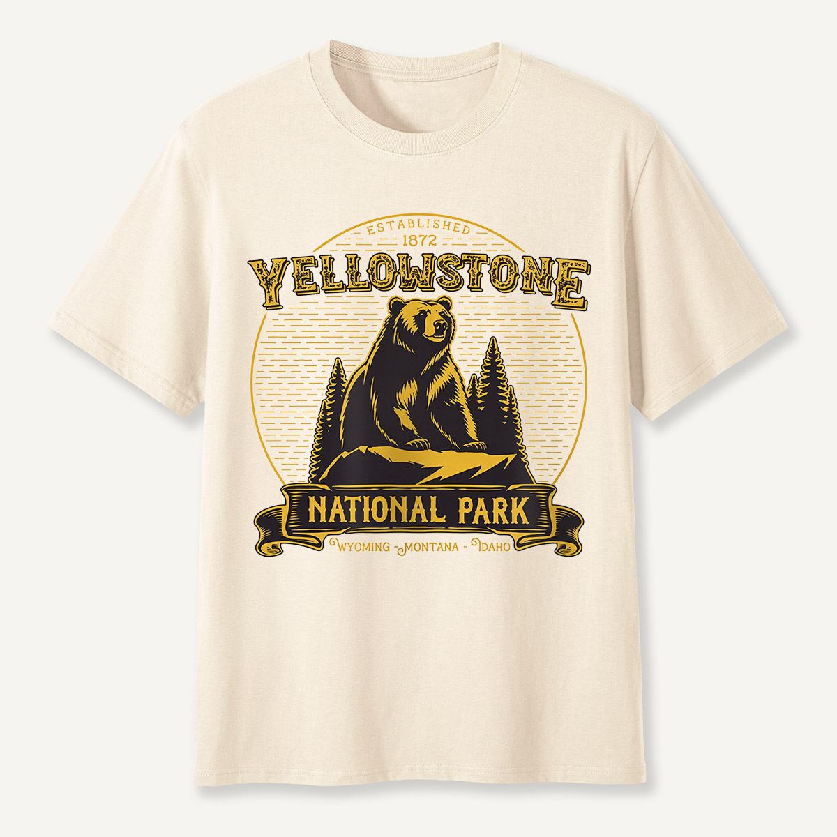 Yellowstone National Park Sitting Bear T-Shirt