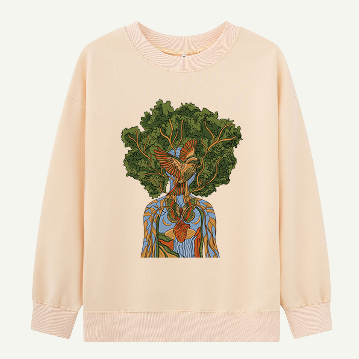 Tree Bird Anatomy Sweatshirts