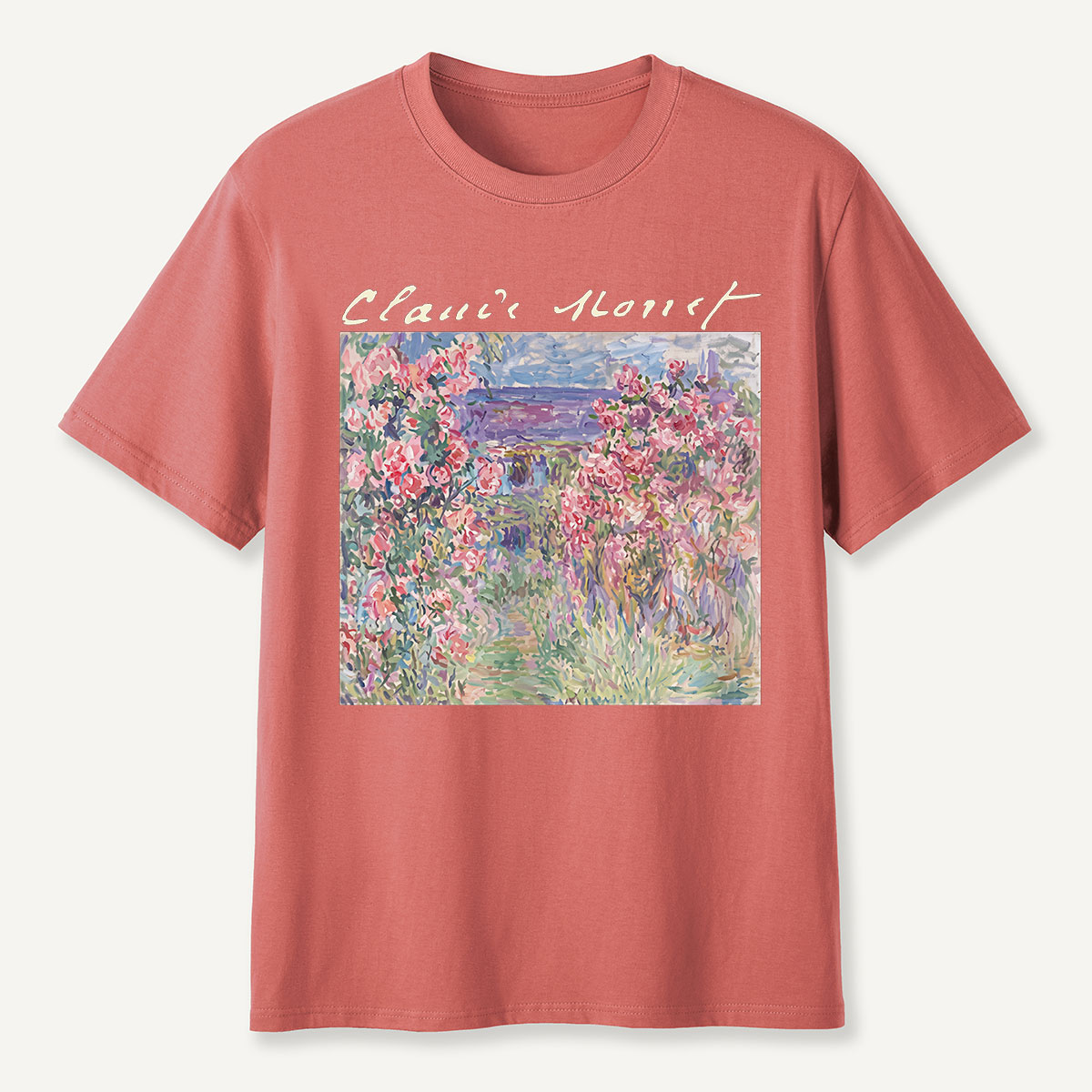 Starry Night Sunset Cat Seaside T-Shirt