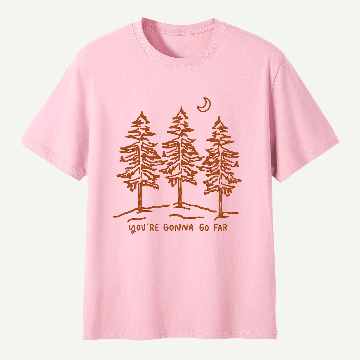 Three Pines Under The Moon T-Shirt