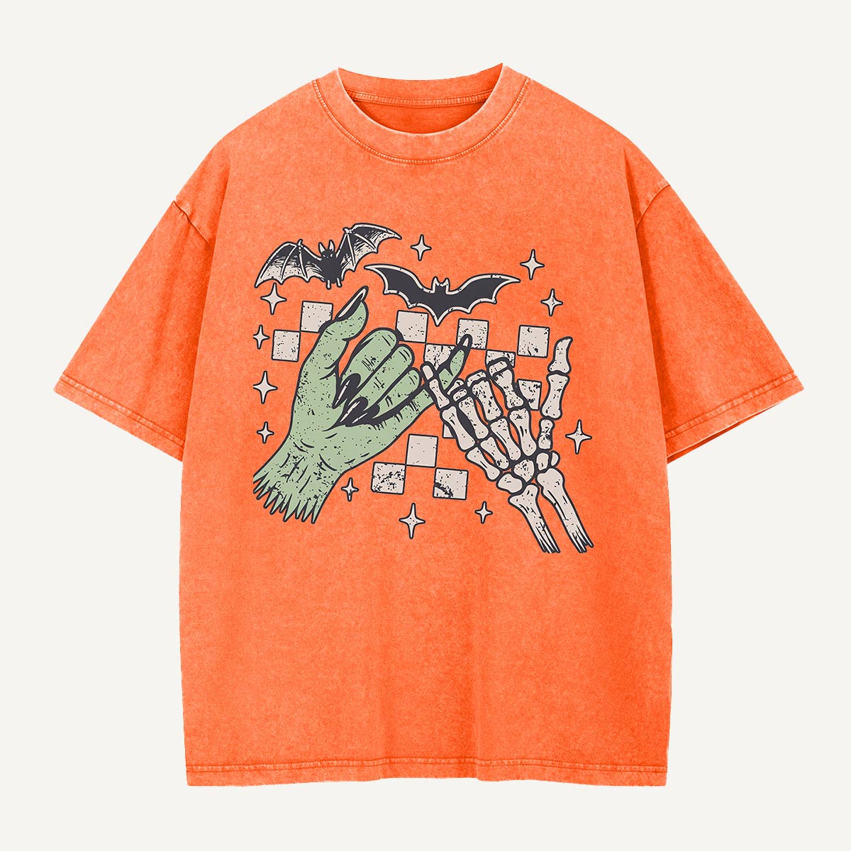  Bat Flight Pinky Promise Washed T-Shirt