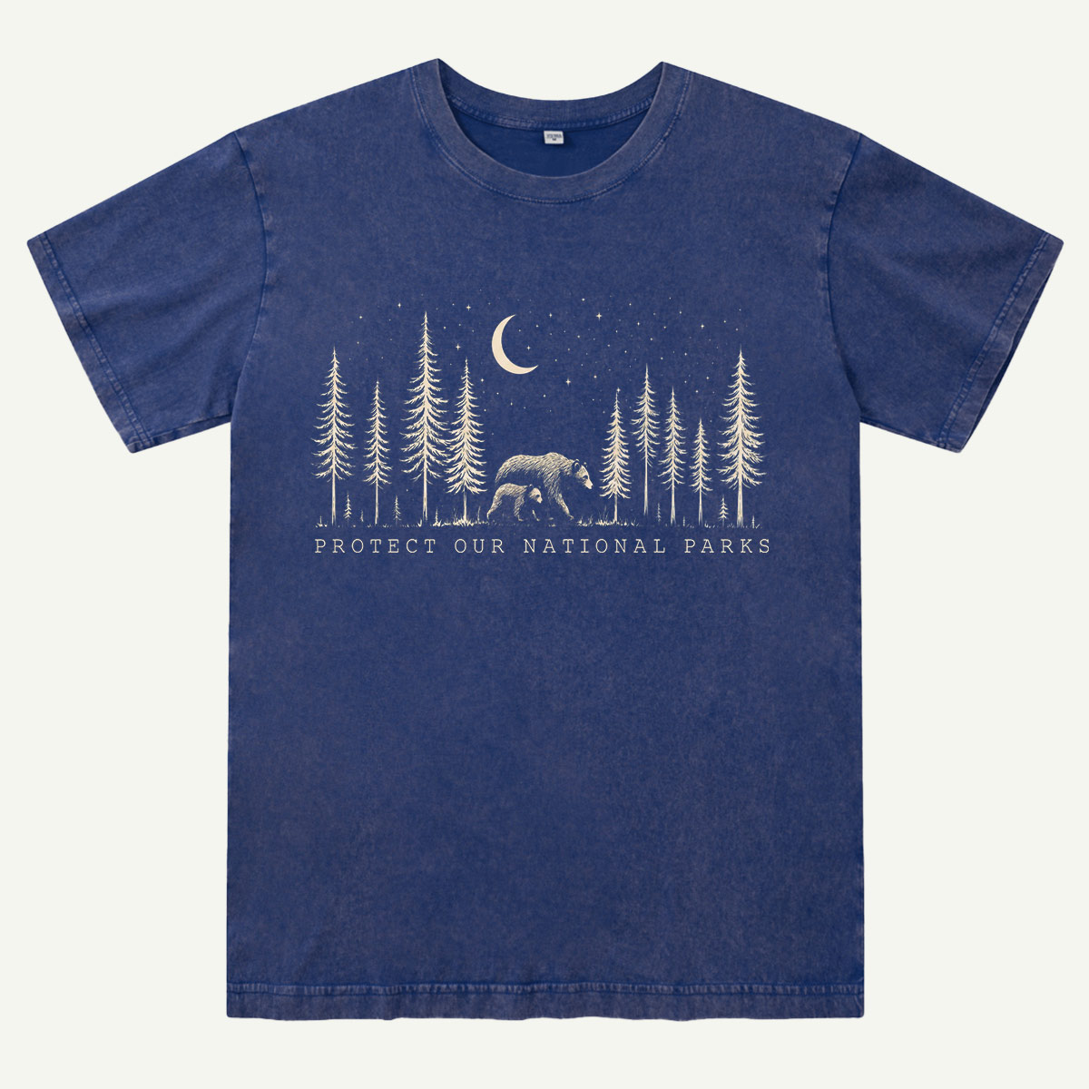 Protect The National Parks Environmental Activism Washed T-Shirt