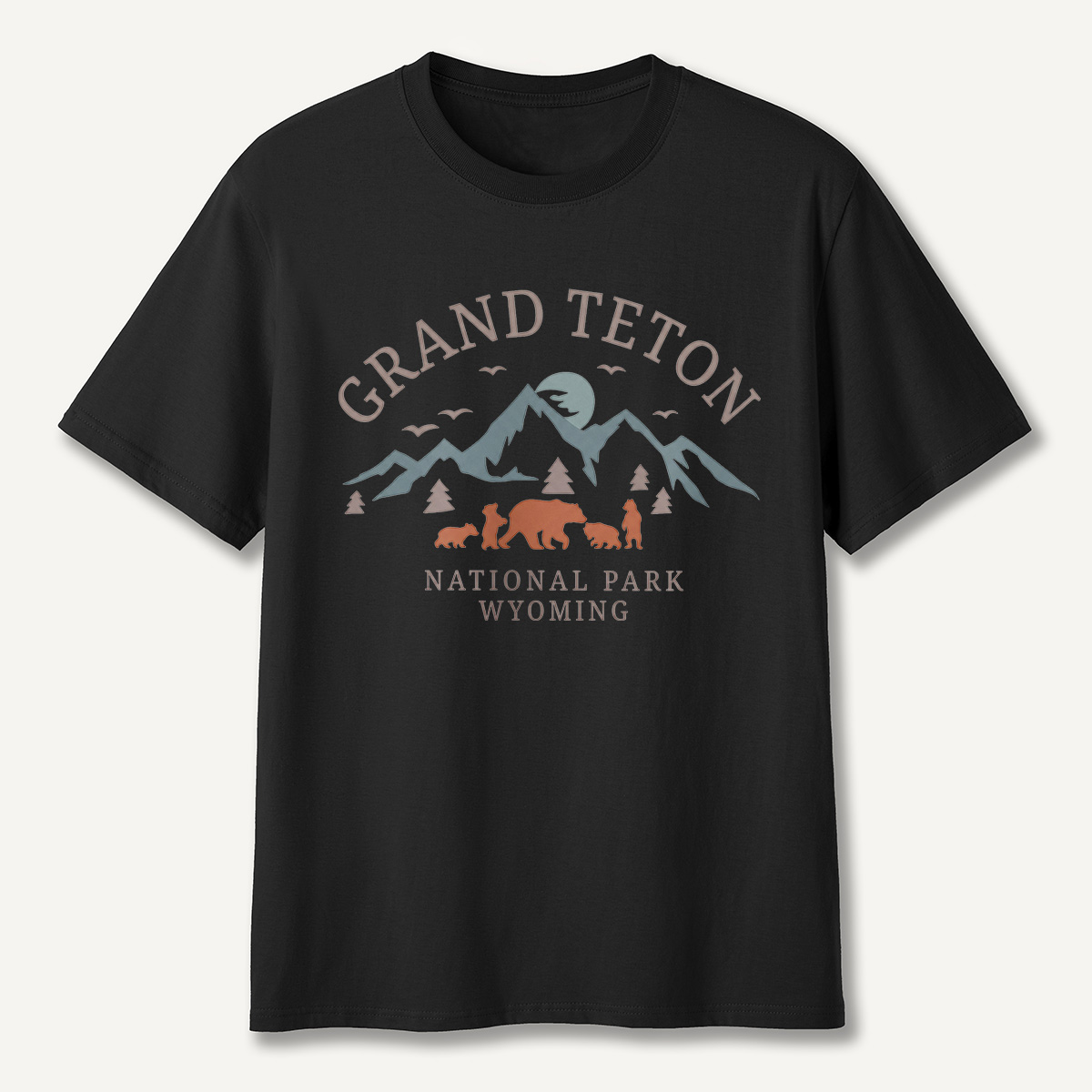 Grand Te ton National Park Wildlife Scene T-Shirt