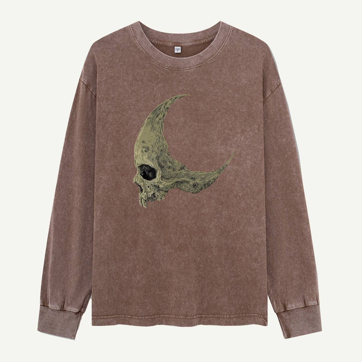Moon of the Dead Washed Long‑sleeve