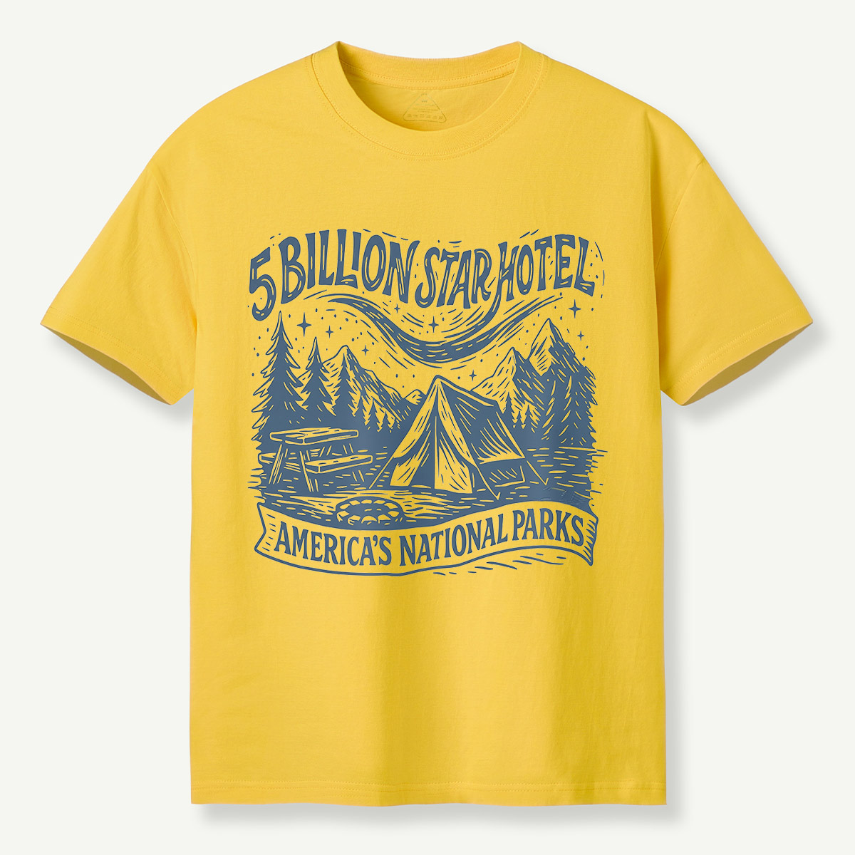 5 Billion Star Hotel Camping National Parks T-Shirt