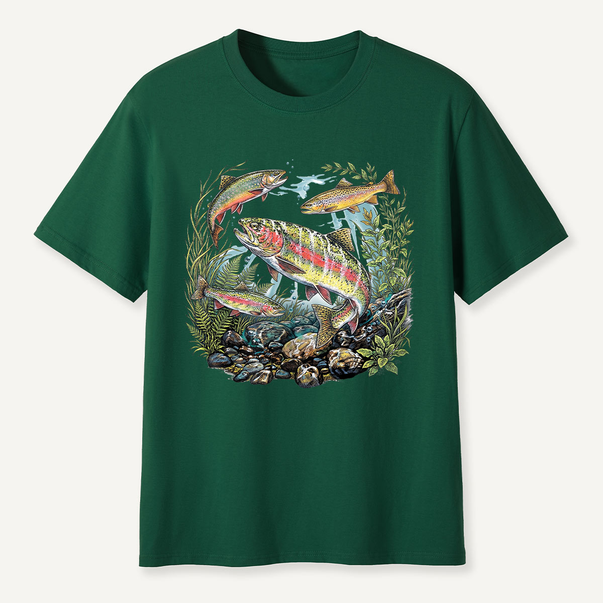Trout Fishing Freshwater Fish Nature T-Shirt